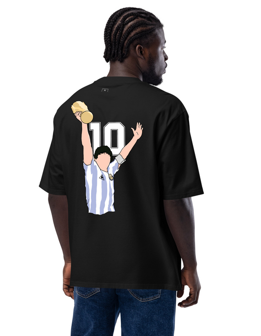 CAMISETA EL PELUSA 10 ESPALDA